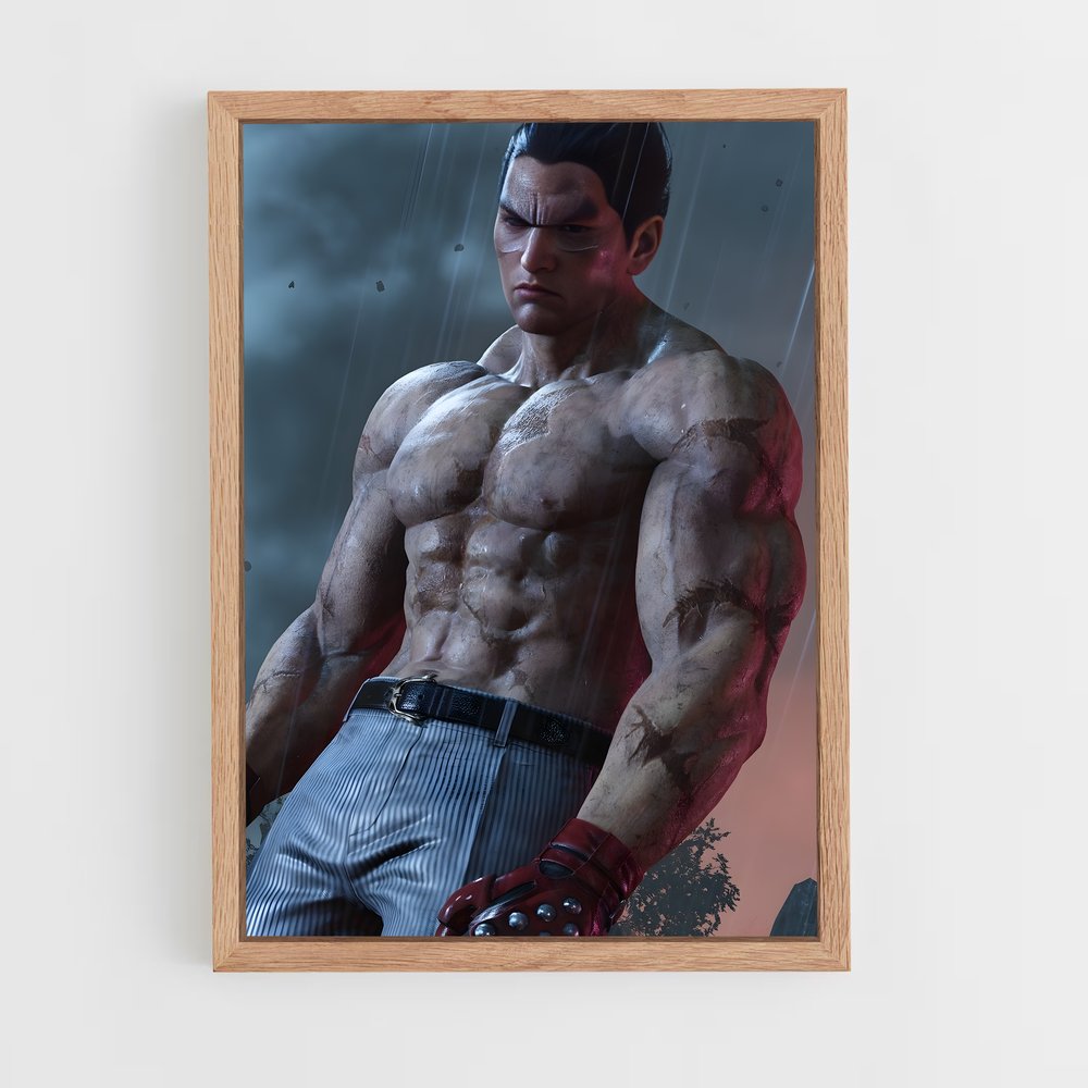 Poster Kazuya mishima – affiche Tekken (vue 4)